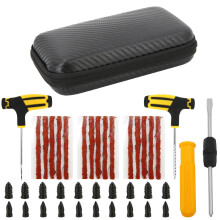 Bandenreparatieset, reparatiespijkers voor auto en motorfiets, met EVA opbergkoffer