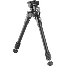 Vanguard Bípode Equalizer 2QS A, Altura Ajustável 25,5 cm a 34,5 cm, Estrutura de Alumínio, Para Caçadores
