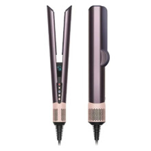 2026 Professionele 2-in-1 haargladmaker en -droger, verwarmde stijltang, violet