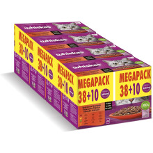 Whiskas Core Carnes, conjunto de 48 unidades de 85g