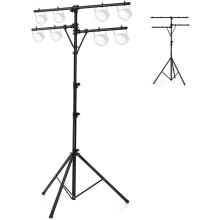 SOARS, tripé de luz para DJ, metal, altura ajustável 186 a 351 cm, 8 pontos de fixação, 45 kg, para concerto e bar
