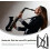 Yardwe correia para saxofone ajustável, 22 polegadas, com almofada para ombros, universal para instrumentos de sopro 3