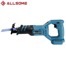 Allsome sierra recíproca sin escobillas, cortadora de madera y metal, 12000rpm, para batería Makita 18V