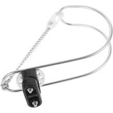 Hemobllo suporte para boia de salvamento, aço inoxidável, nylon, prateado, para piscina e ambiente marítimo