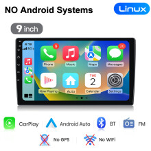 Junsun autoradio, 9 inch Android 15, draadloos Apple CarPlay en Android Auto, voor Peugeot 407 CC SW 2004-2011