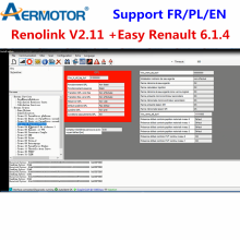 Renolink V2.11 Software, Airbag Reset und Schlüsselcodierung für Renault Autos