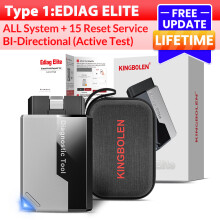 KINGBOLEN Ediag Elite, OBD2 auto scanner, levenslange gratis updates, bidirectionele test en 15 resets