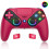 Draadloze gamecontroller voor PS5 en PC, Hall Effect joysticks, RGB licht, rood 1