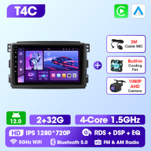 Multimedia navigatiesysteem met CarPlay en Android Auto, Smart Fortwo 451 2005-2015