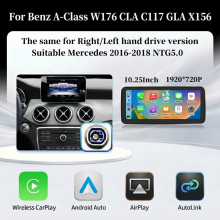 Bonroad autoradio, 10,25 inch multimedia touchscherm, draadloos CarPlay en Android Auto