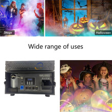 Rookmachine, 1500W, DMX 512 met afstandsbediening, voor DJ en evenementen