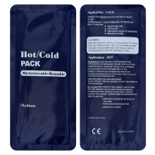 Reusable Gel Ice Packs 2 Pack, Hot and Cold Therapy Packs for Pain Relief, Swelling,, Cold Compress for Back, Knee, Shoulder, Ankle, Sprains(28*13cm