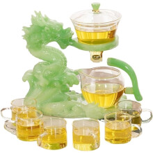 Magnetic Teapot, Glass Tea Set, Magnetic Lazy Tea Kettle for Household, Drinking Heat-Resistant Tea Set For Tea Making Office Home