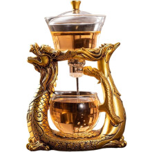 Kungfu Tea Set, Glass Teapot Set, Lazy Kungfu Tea Set Made Of Glass, Magnetic Teapot, Semi-Automatic Glass Tea Set, For Tea Preparation