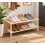 2 Tier Bamboo Shoe Rack  Bathroom Storage 2