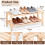 2 Tier Bamboo Shoe Rack  Bathroom Storage 5