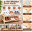 2 Tier Bamboo Shoe Rack  Bathroom Storage 4