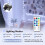 Twinkle Star Twinkle Star 10m 500 LED Cool White Cluster Fairy Lights with Remote Timer 3