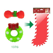 Baywell Christmas Dog Toys Stocking, Puppy's First Christmas Dog Stocking Gifts Set Assorted Toys Outdoor & Indoor Puppy Interactive Play Game