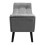 Tufted Velvet Buttoned Bench with Raised Arms 5