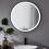 Round Metal Framed LED Wall Mirror 3