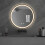 Round Metal Framed LED Wall Mirror 2
