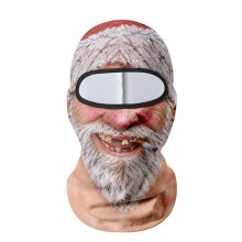 (NKR313) Winter Old Man Ski Mask Face Balaclava 3D Printed Full Face Mask for Skiing Snowboarding Outdoor Sports