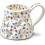 (White) 20oz Large Coffee Mug, Cute Floral Ceramic Mug with Big Handle 1
