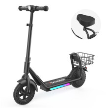 ISCOOTER iK7 Elektroroller 250W 20KM/h 2in1 Kinder E-Scooter mit Sitz & Korb