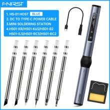FNIRSI soldador de temperatura ajustable HS-01, DC 24V 80-420 , herramienta de reparación portátil