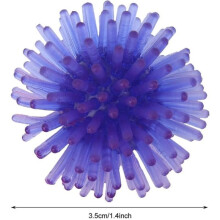 10pcs Cat Balls Toy, 3.5cm Tpr Material Flower Ball Burr Cat Portable Colorful Catch Chase Toys Kitten Interactive Exerciser Balls