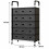 5 Tier Shoe Rack Storage Organiser Metal Stand 4
