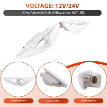 1 Paar voor  X3 X5 X6 E70 E71 2008-2014 F25  Zijmarkeringslichtlamp 63137171007 63137171008