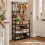 Coat Rack With Shoe Storage 4 Tier Plastic 8 Hooks 5