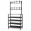 Coat Rack With Shoe Storage 4 Tier Plastic 8 Hooks 6