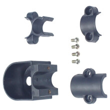 Supporto per Bastone da Passeggio per Sedia A Rotelle, Supporto per Stampelle per Sedia A Rotelle Elettrica, Adatto A Tubi di 25 mm di Diametro,