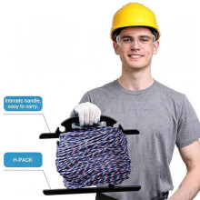 4 Carretes de Almacenamiento de Cable de Extensión Resistentes de 100 Pies, Organizador de Cables, Soporte para Almacenamiento de Luces Navideñas,