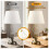 10PCS Clip  Lamp Shade Adapter with 1/4-27 Decorative Finial for Easy Installation 6