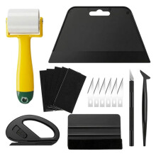 16 Pcs Wallpaper Smoothing Tool Kit for Peel and Stick, Car Wrap, Vinyl Window Tint, Glass Film