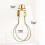 10PCS Clip  Lamp Shade Adapter with 1/4-27 Decorative Finial for Easy Installation 9