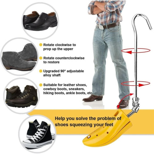1set Boot Stretcher with Instep Raiser & Inserts (Universal Fit),Boot Stretcher Instep-Raising Boot Stretcher 1