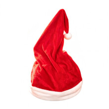 (Red) Electric Singing Dancing Santa Hat for Adults, Musical Swinging Motion Holiday Costume Headgear