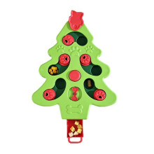 Christmas Tree Pet Puzzle Feeder, Interactive Slow Food Bowl for Dogs Cats Puppies