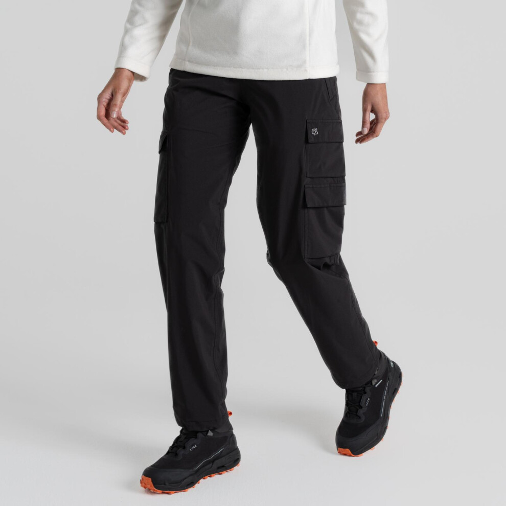 Craghoppers Womens Natales Waterproof Cargo Pants - Black - 12 - Image 11