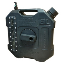 Bidón de Combustible Portátil de 8 Litros, Contenedor de Repuesto con Nivel de Combustible Visible, para Aventuras Todoterreno en SUV Al Aire Libre