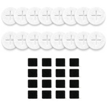 Filtres de Rechange pour Fontaine à Eau pour Chiens pour Pawccoli WF02, 16 Filtres de Rechange, Compatibles avec la Fontaine à Eau pour Animaux de
