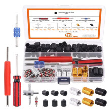 Tire Valve Stem Removal Tool Set for Car, Truck, Motorcycle & ATV Maintenance