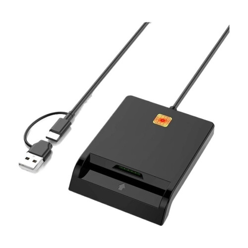 Smartcard-Lesegerät, USB-C- und USB-A-Kartenleser