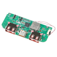 22.5W PD QC Fast Charging Power Bank Module with TFT Display Multi-Protection Board for 3.7V Lithium Battery DIY