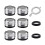 6 Pack M24 Male Thread Faucet Aerator, Kitchen Sink Replacement Anti- Insert 2